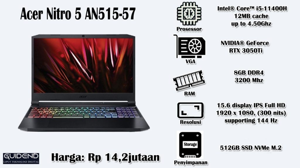 Acer Nitro 5 AN515-57