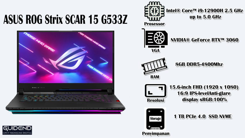 ASUS ROG Strix SCAR 15 G533Z