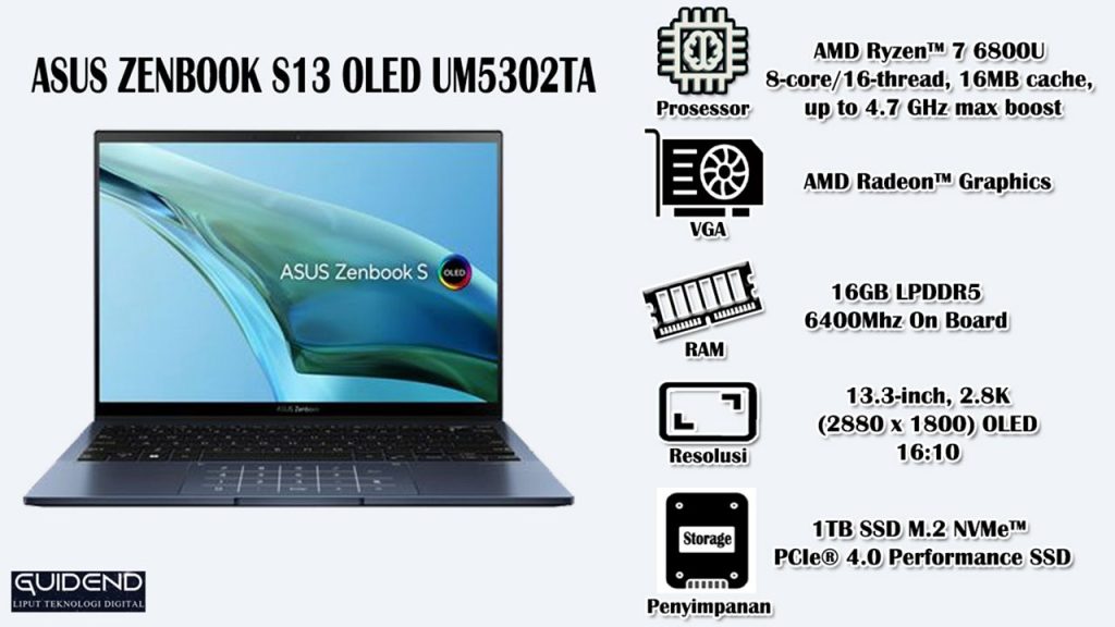 ASUS ZENBOOK S13 OLED UM5302TA