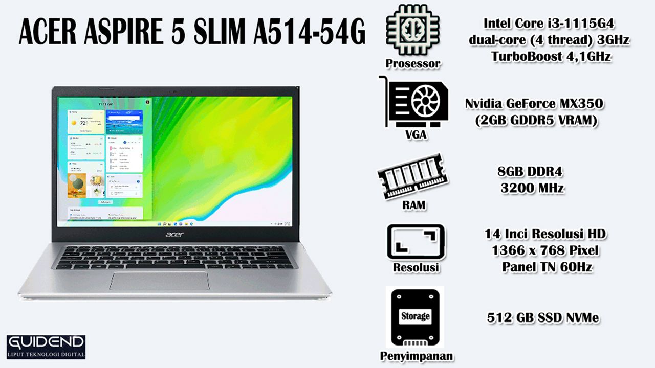 Acer Aspire 5 Slim A514 54G