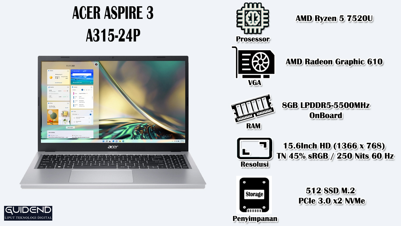 ACER ASPIRE 3 A315-24P