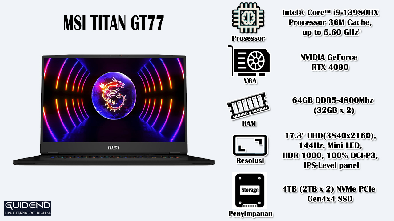 MSI TITAN GT77