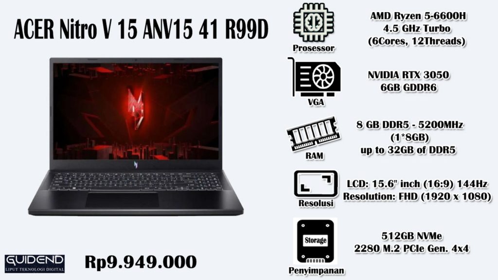 ACER Nitro V 15 ANV15 41 R99D